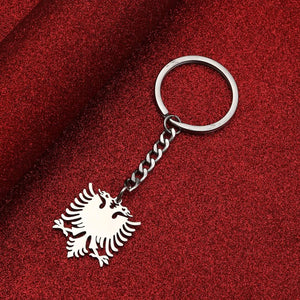 Albania Eagle Keychain
