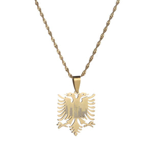 Albania Eagle Pendant Necklace