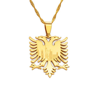 Albania Eagle Pendant Necklace