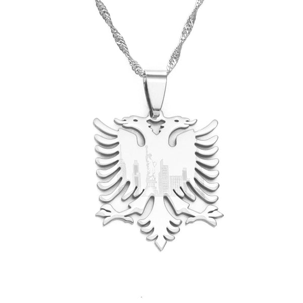 Albania Eagle Pendant Necklace