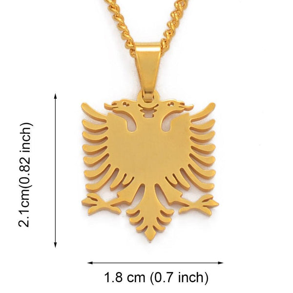 Albania Eagle Pendant Necklace