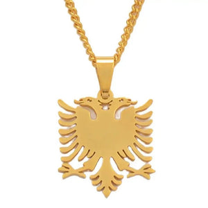 Albania Eagle Pendant Necklace