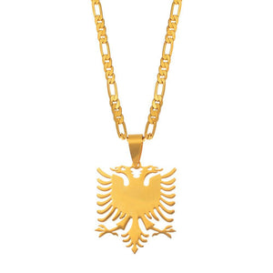 Albania Eagle Pendant Necklace