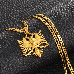 Albania Eagle Pendant Necklace