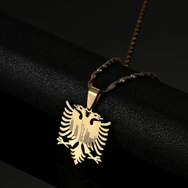 Albania Eagle Pendant Necklace