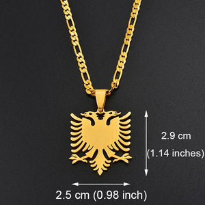 Albania Eagle Pendant Necklace