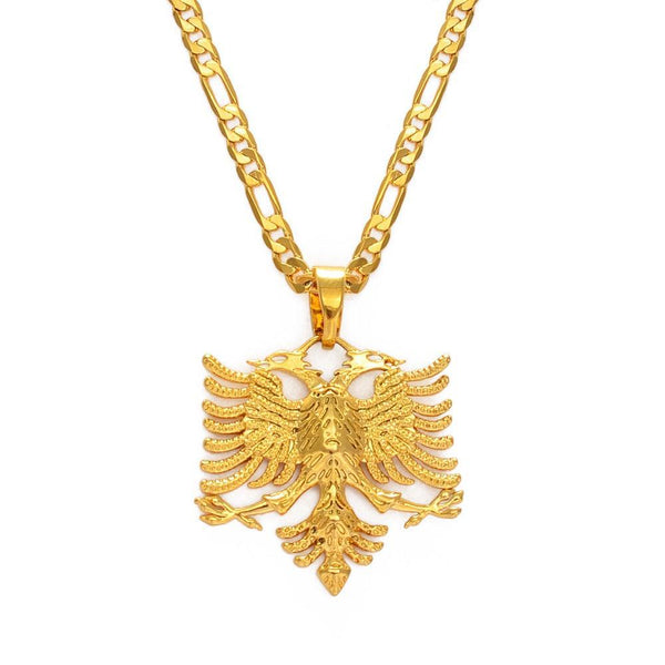 Albania Eagle Pendant Necklace