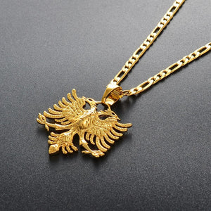 Albania Eagle Pendant Necklace