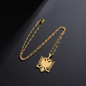 Albania Eagle Pendant Necklace