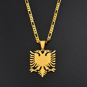 Albania Eagle Pendant Necklace