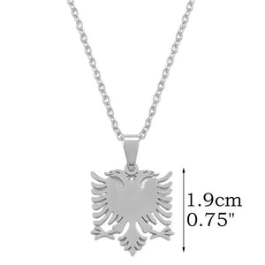 Albania Eagle Pendant Necklace