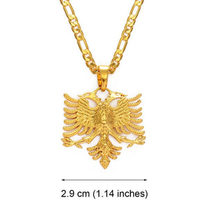 Albania Eagle Pendant Necklace
