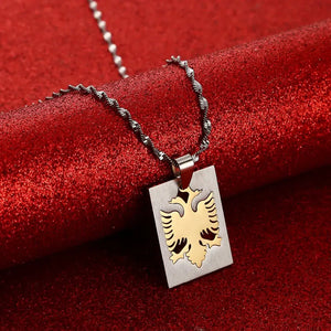 Albania Eagle Pendant Necklace