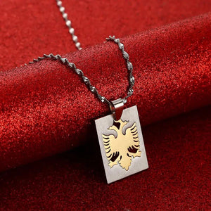 Albania Eagle Pendant Necklace