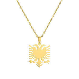 Albania Eagle Pendant Necklace