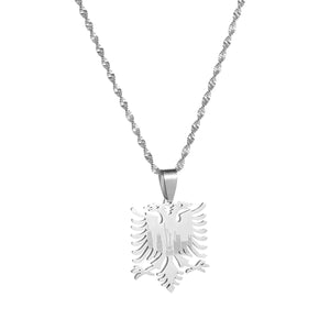 Albania Eagle Pendant Necklace