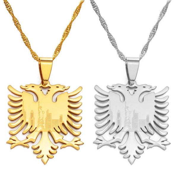 Albania Eagle Pendant Necklace