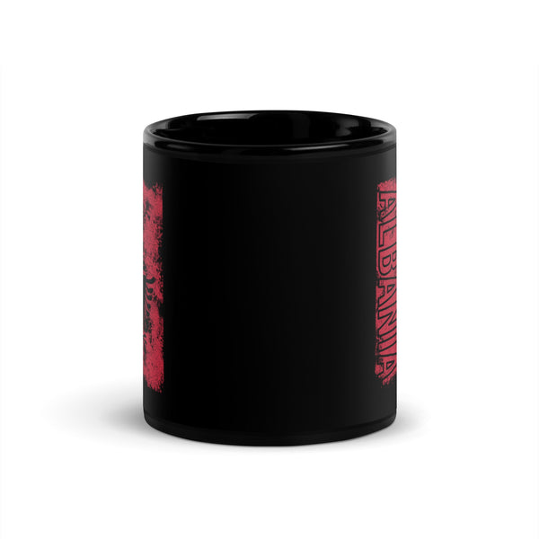 Albania Flag Distressed Mug