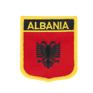 Albania Flag Patch - Sew On/Iron On Patch