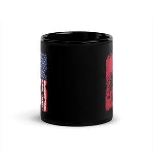 Albania USA Flag Mug