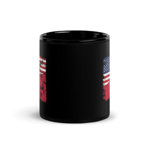 Albania USA Flag Mug