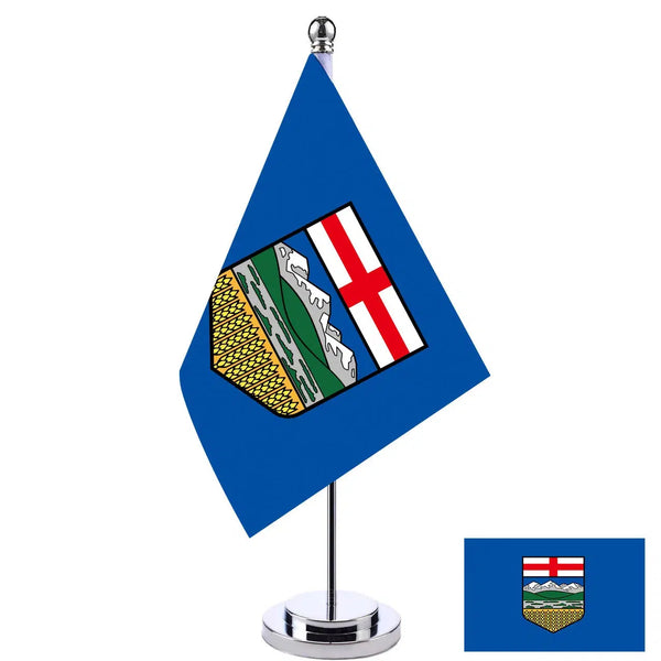 Alberta Desk Flag - Small Office Table Flag