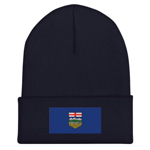 Alberta Flag Beanie - Embroidered Winter Hat