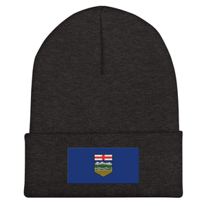 Alberta Flag Beanie - Embroidered Winter Hat