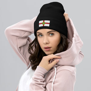 Alderney Flag Beanie - Embroidered Winter Hat