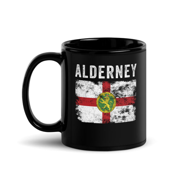 Alderney Flag Distressed - Ridunian Flag Mug