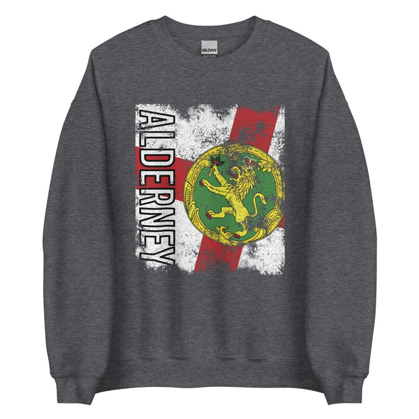 Alderney Flag Distressed Sweatshirt