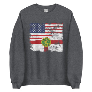 Alderney USA Flag Sweatshirt