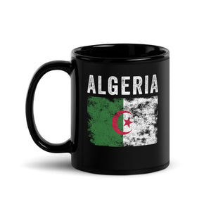 Algeria Flag Distressed - Algerian Flag Mug