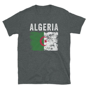 Algeria Flag Distressed - Algerian Flag T-Shirt