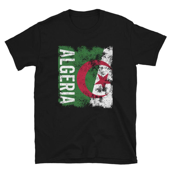 Algeria Flag Distressed T-Shirt