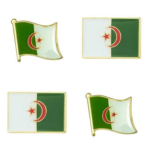 Algeria Flag Lapel Pin Collection - Enamel Pin Flag