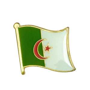Algeria Flag Lapel Pin - Enamel Pin Flag