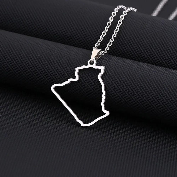 Algeria Map Necklace