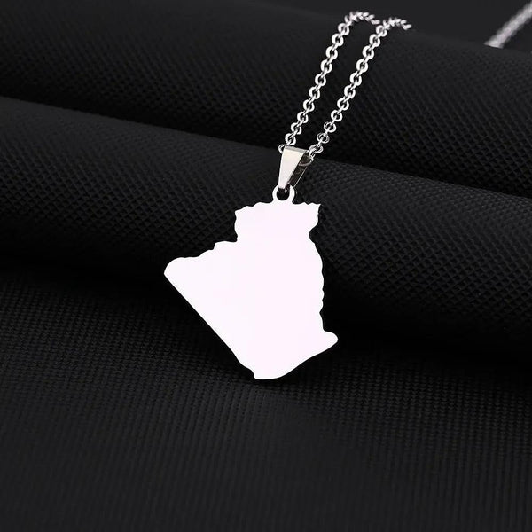 Algeria Map Necklace