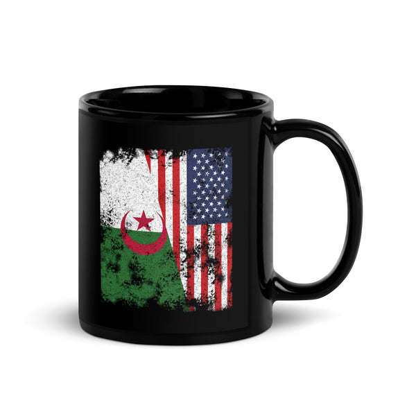 Algeria USA Flag - Half American Mug