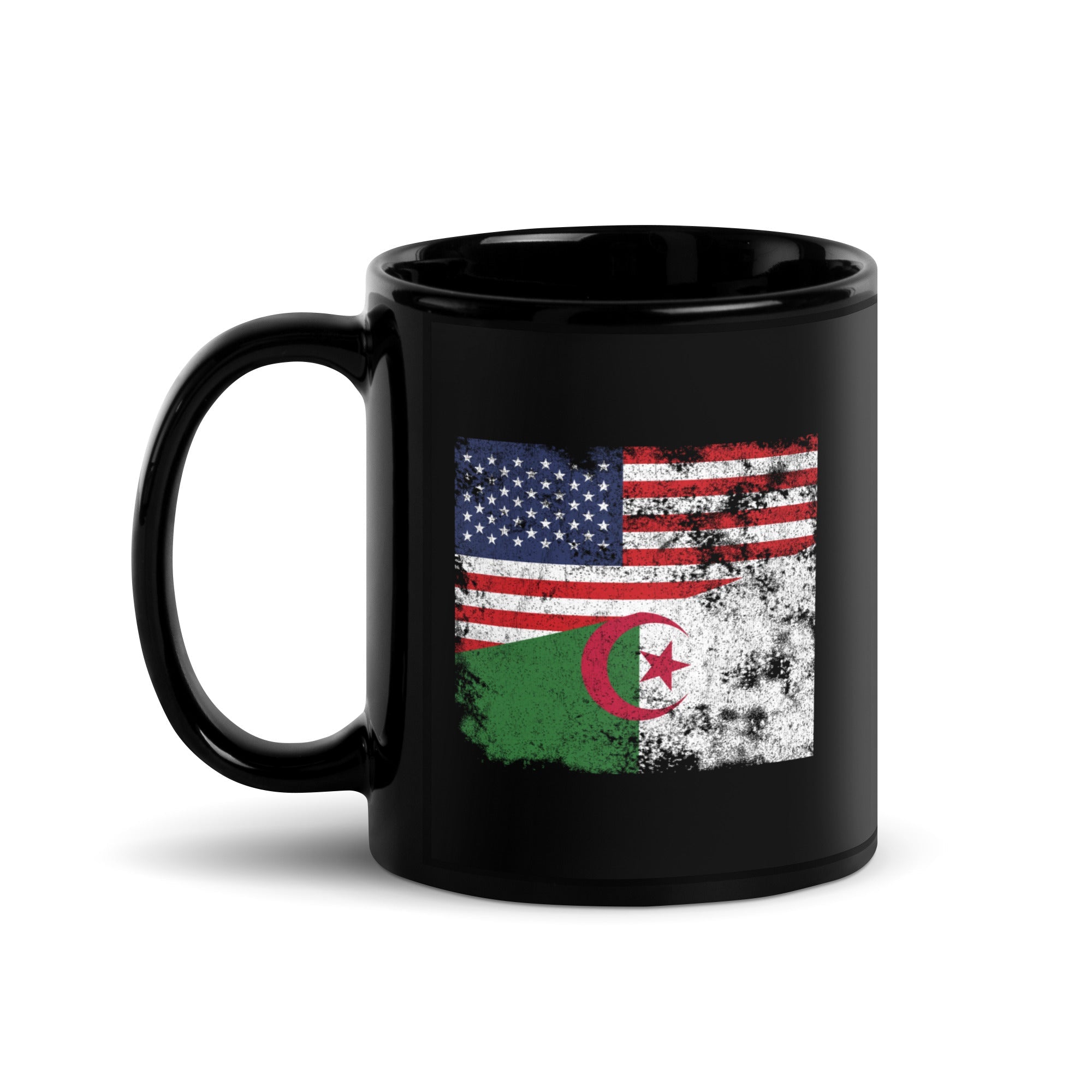 Algeria USA Flag Mug