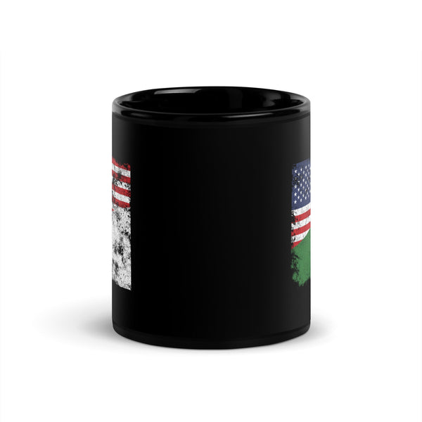 Algeria USA Flag Mug