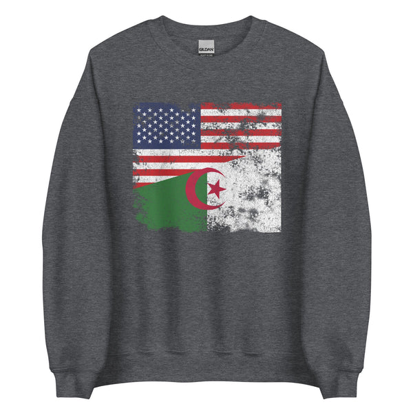 Algeria USA Flag Sweatshirt