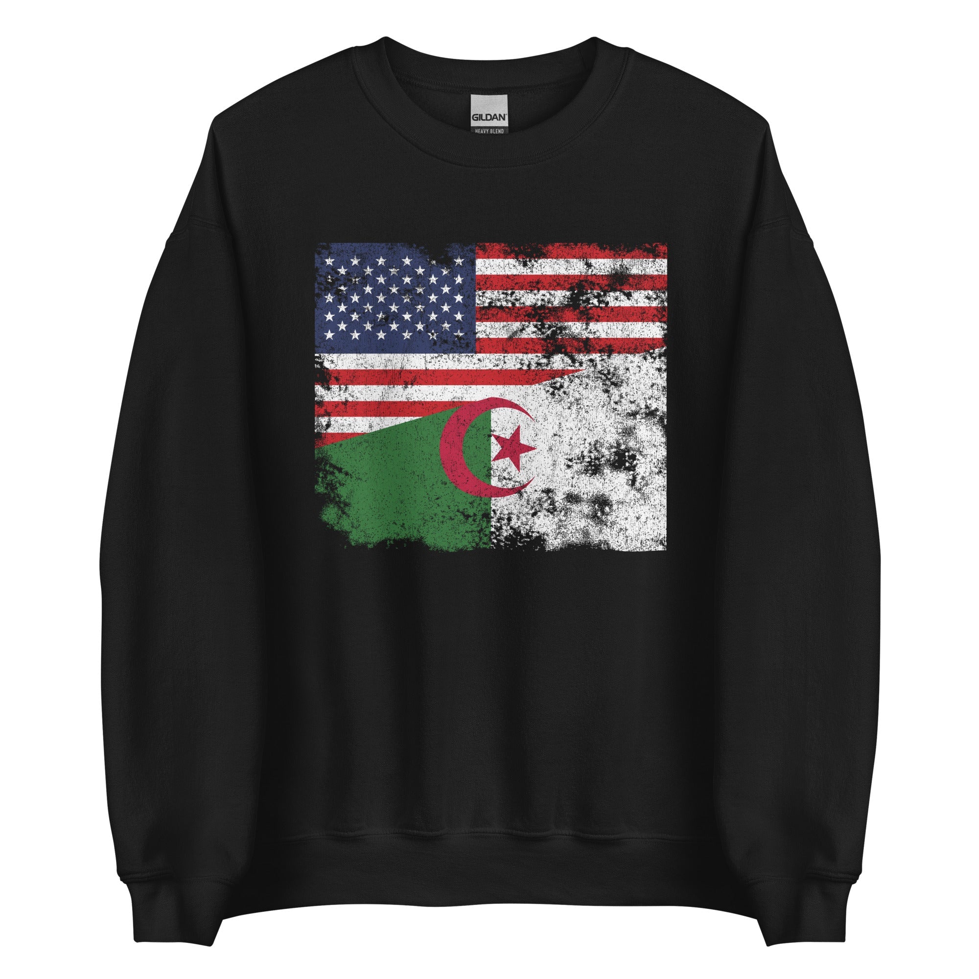 Algeria USA Flag Sweatshirt