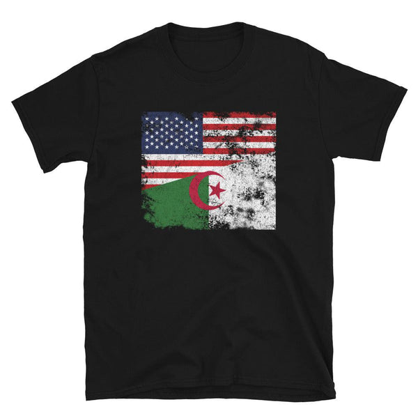 Algeria USA Flag T-Shirt
