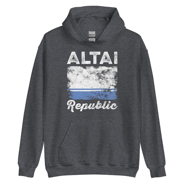 Altai Flag Distressed - Altaian Flag Hoodie