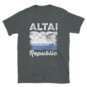 Altai Flag Distressed - Altaian Flag T-Shirt