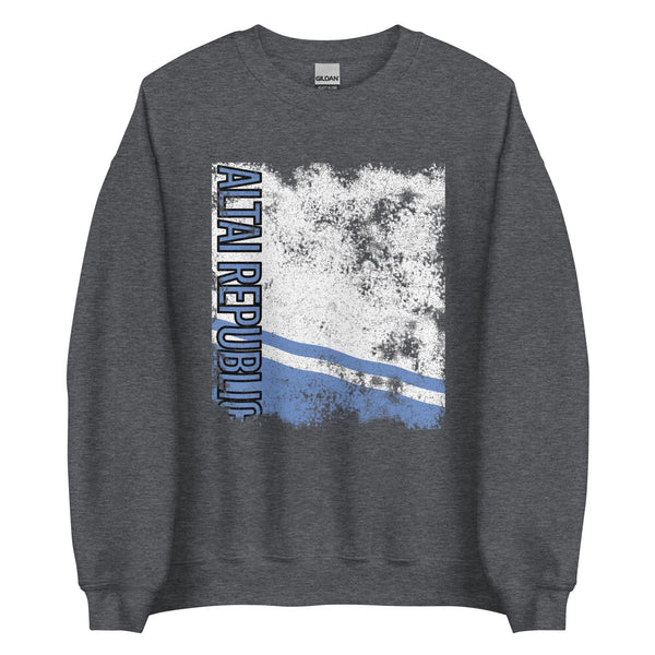 Altai Republic Flag Distressed Sweatshirt