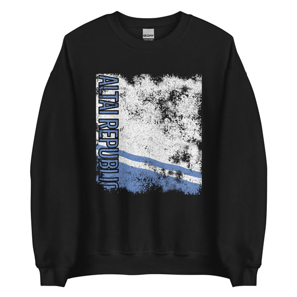 Altai Republic Flag Distressed Sweatshirt