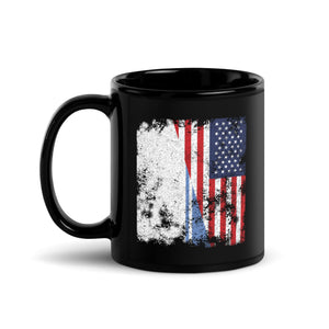 Altai Republic USA Flag - Half American Mug